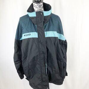 Vintage Columbia Colorblock Double Zip Ski Jacket
